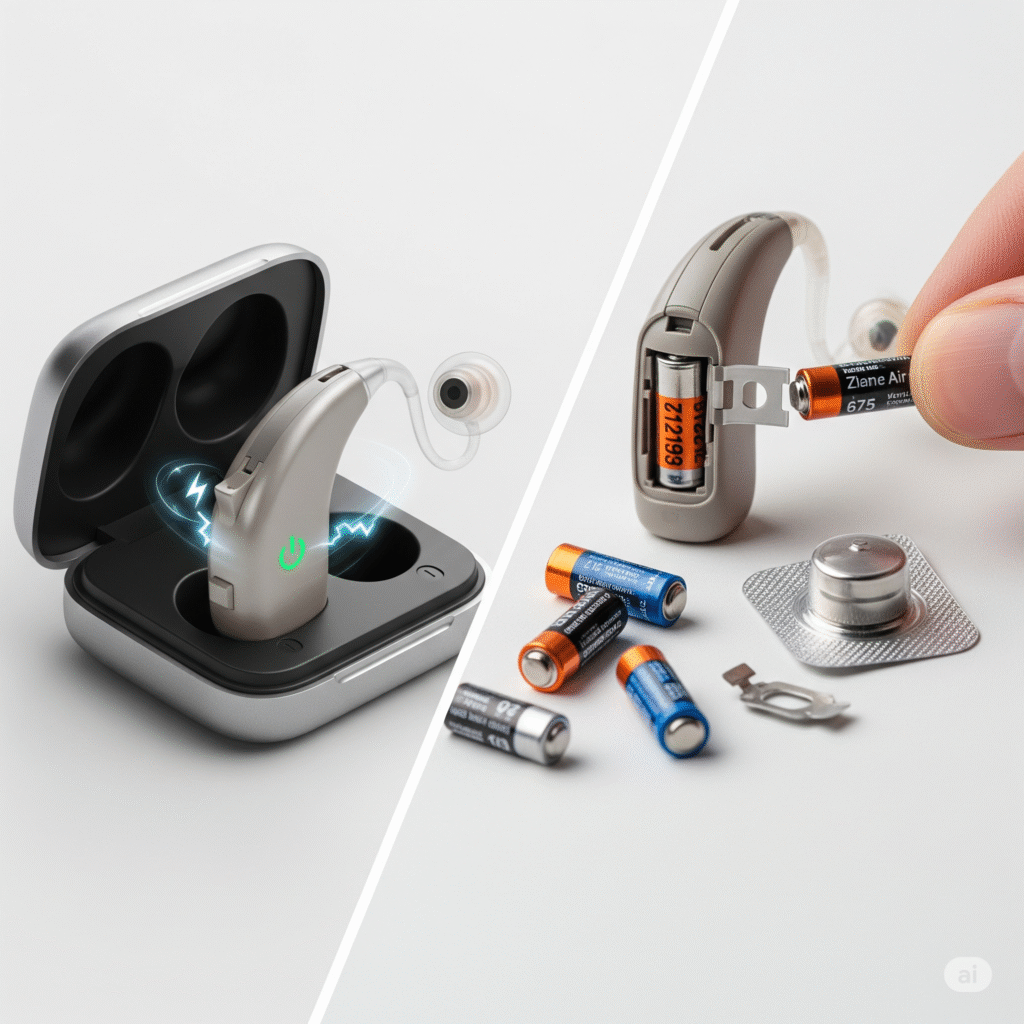Rechargeable vs Battery Hearing Aids - Find What Suits You