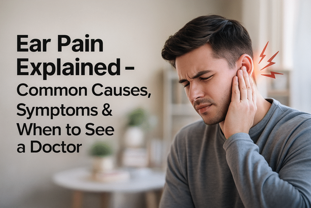 Ear Pain Explained - Common Causes, Symptoms & When to See a Doctor