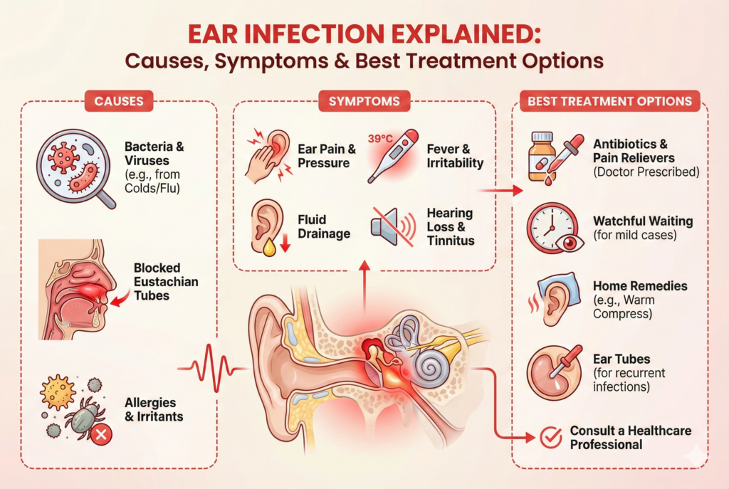 Ear Infection Explained Causes, Symptoms & Best Treatment Options