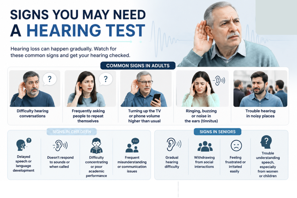 Signs You May Need a Hearing Test