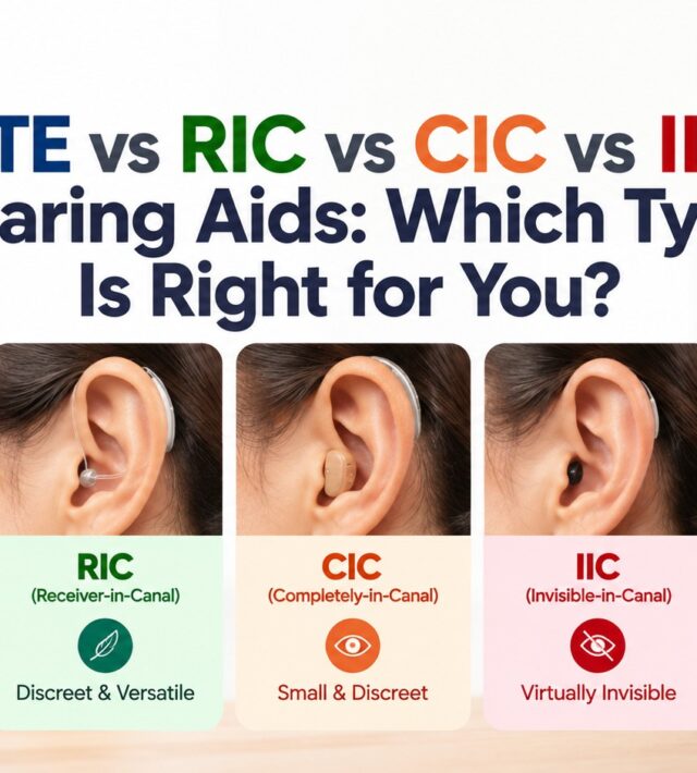 BTE vs RIC vs CIC vs IIC Hearing Aids Which Type Is Right for You