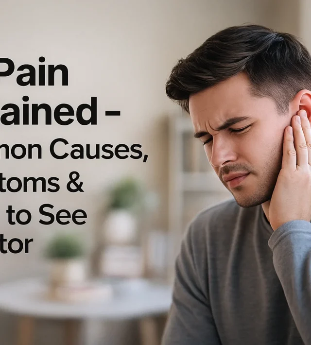 Ear Pain Explained - Common Causes, Symptoms & When to See a Doctor